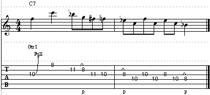 Dan Palladino Guitar Licks - Blues Scale Lick #2