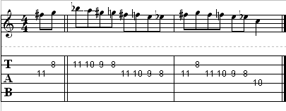 101 Guitar Licks - Chromatic Lick #1