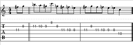 101 Guitar Licks - Chromatic Lick #2