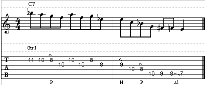 Dan Palladino Dominant Lick #1